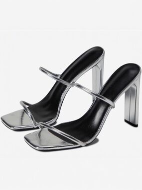 TONY BIANCO Florence silver high heels